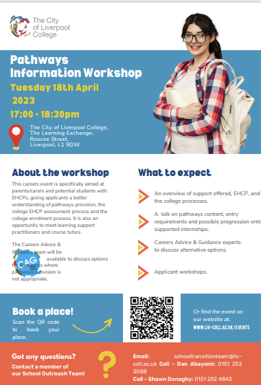 Pathways information workshop for students with EHCP_City of Liverpol college