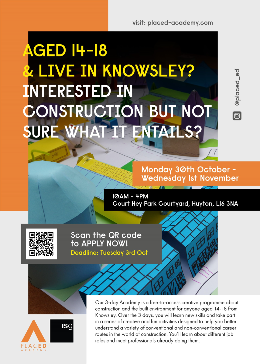 Placed Creative careers and the built environment poster